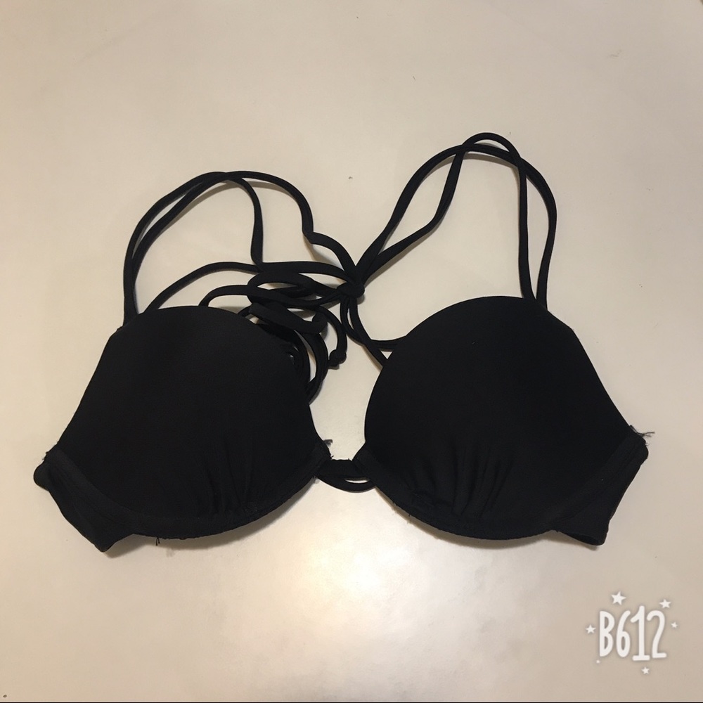 Hollister black bikini top